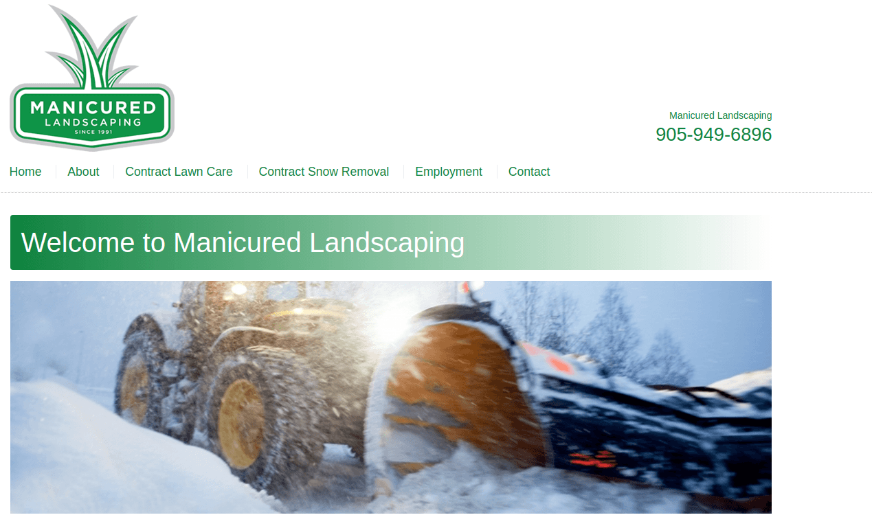 Manicured Landscaping image